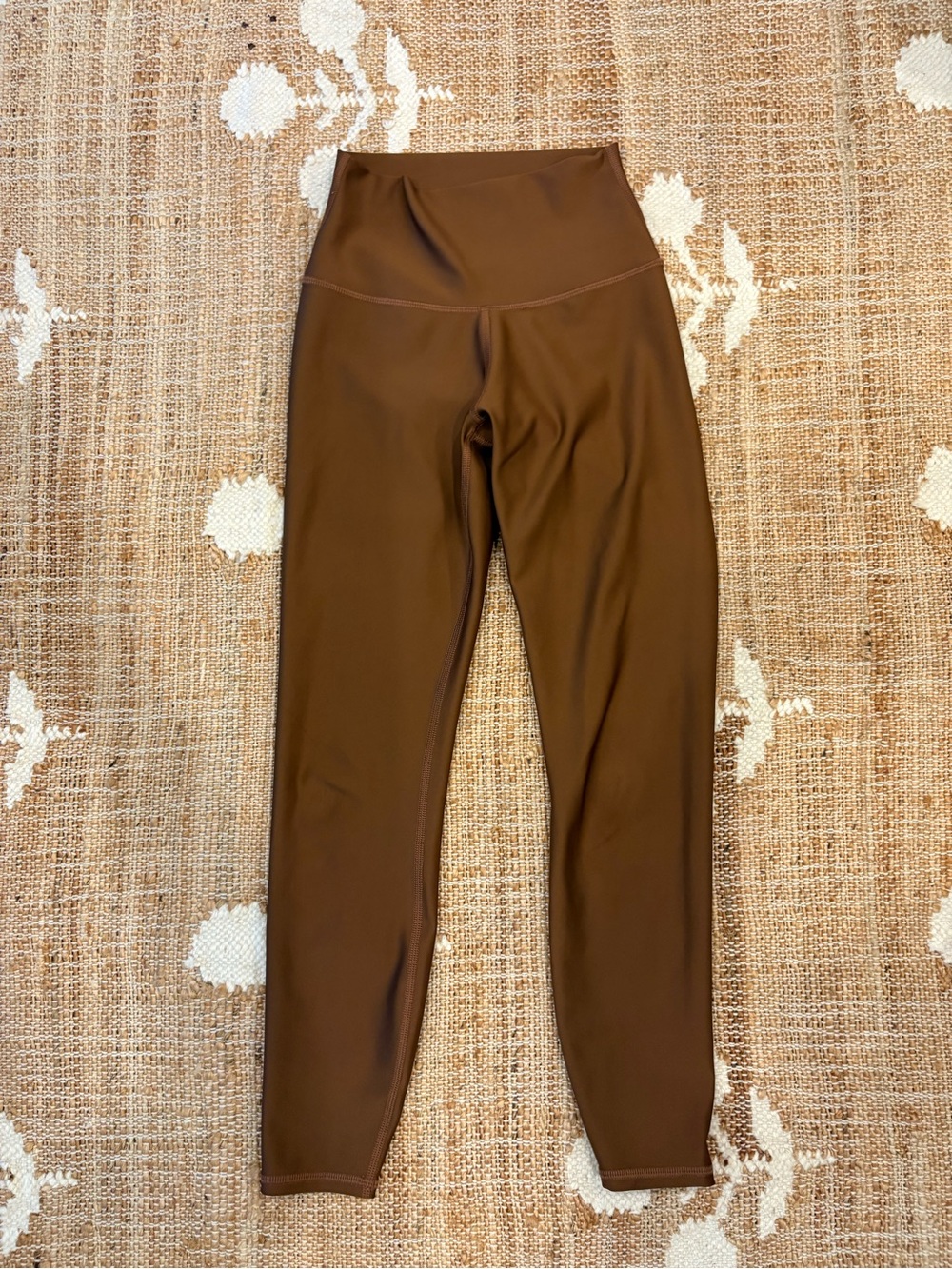 ALO Yoga Airlift Cinnamon Brown High-Rise Leggings